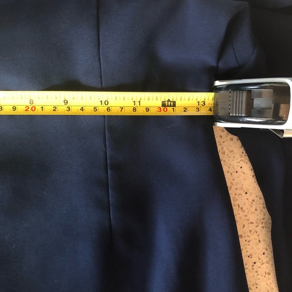 Jill Jill Stuart Navy off the shoulder dress - Picture 7 of 8